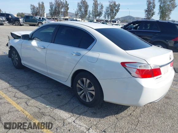 2015 Honda Accord Sedan LX with VIN 1HGCR2F36FA026171, listed as a IAAI auction lot 41845465 with 96,370 mi miles. Bid and sale history available at carsss.com. Image 3.