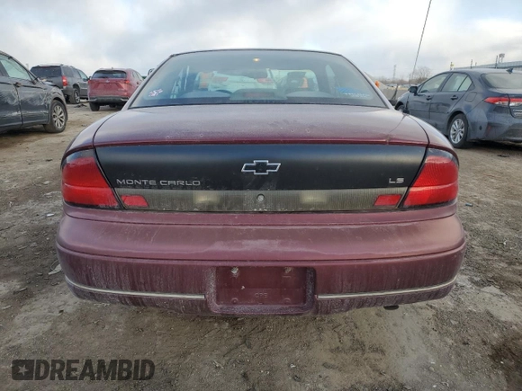 1997 Chevrolet Monte Carlo LS z VIN 2G1WW12M3V9103143, wystawiony jako Copart lot #41851645 z przebiegiem 101 836 mil mil oraz Szkoda całkowita • Salvage title. Historia ofert i sprzedaży dostępna na DreamBid. Obrazek 6.