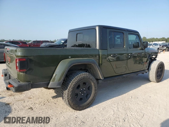 2023 Jeep Gladiator Mojave with VIN 1C6JJTEG8PL569249, listed as a Copart auction lot 53398865 with 19,416 mi miles and Salvage title. Bid and sale history available at DreamBid. Image 3.