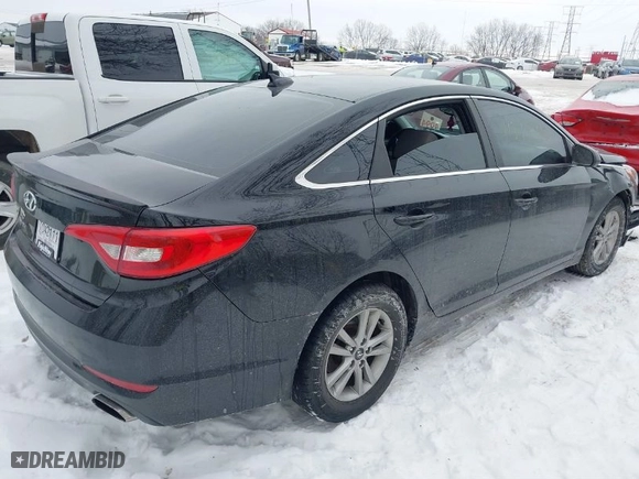 2016 Hyundai Sonata 2.4L SE with VIN 5NPE24AF2GH352195, listed as a IAAI auction lot 41349145 with 95,374 mi miles. Bid and sale history available at carsss.com. Image 4.