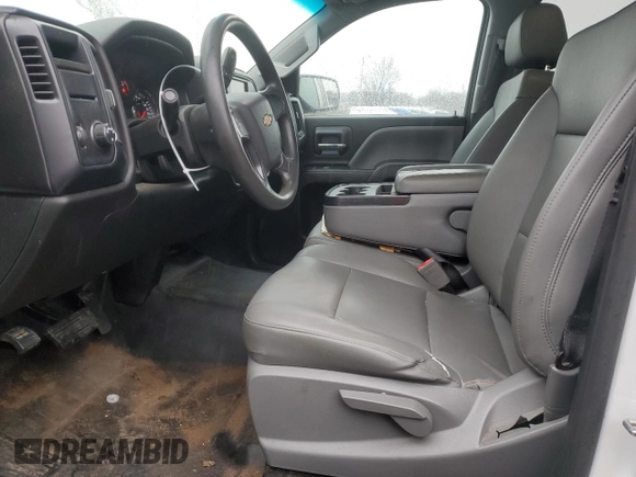 2018 Chevrolet Silverado 1500 Work Truck with VIN 1GCRCNEH1JZ374057, listed as a Copart auction lot 85467094 with 0 mi miles and Salvage Title. Bid and sale history available at carsss.com. Image 7.