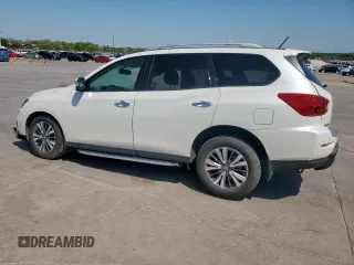 2018 Nissan Pathfinder S z VIN 5N1DR2MN2JC614021, wystawiony jako Copart lot #51286515 z przebiegiem 54 300 mil mil oraz Szkoda całkowita • Salvage title. Historia ofert i sprzedaży dostępna na DreamBid. Obrazek 2.