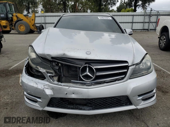 2014 Mercedes-Benz C 250 Sport with VIN WDDGF4HB3EG219016, listed as a Copart auction lot 53825925 with 99,534 mi miles and Salvage Title. Bid and sale history available at DreamBid. Image 5.