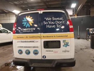 2020 Chevrolet Express Cargo Van with VIN 1GCWGBFB4L1205443, listed as a IAAI auction lot 41612714 with 87,883 mi miles. Bid and sale history available at carsss.com. Image 16.