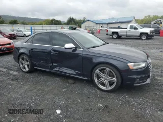 2015 Audi S4 Premium Plus with VIN WAUDGAFL9FA125132, listed as a Copart auction lot 72903834 with 0 mi miles and Salvage Title. Bid and sale history available at carsss.com. Image 4.