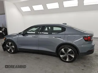 2023 Polestar 2 with VIN YSMED3KA7PL135779, listed as a Copart auction lot 49482735 with 49,002 mi miles and Clean Title. Bid and sale history available at carsss.com. Image 2.