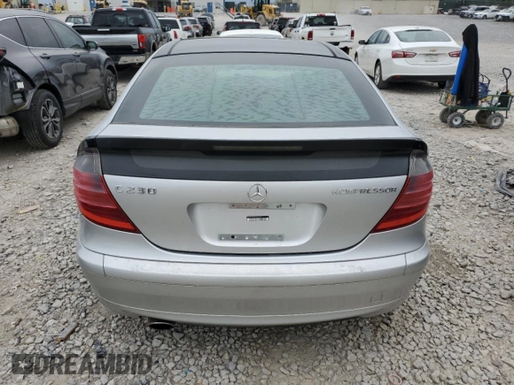 2003 Mercedes-Benz C 230 Kompressor with VIN WDBRN40J73A463100, listed as a Copart auction lot 52649185 with 150,604 mi miles and Clean title. Bid and sale history available at DreamBid. Image 6.