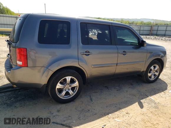 2012 Honda Pilot EX-L with VIN 5FNYF3H58CB013538, listed as a Copart auction lot 52168365 with 166,148 mi miles and Clean Title. Bid and sale history available at DreamBid. Image 3.