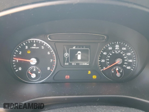 2016 Kia Sorento LX with VIN 5XYPG4A32GG145376, listed as a Copart auction lot 43728725 with 111,648 mi miles and Salvage Title. Bid and sale history available at DreamBid. Image 9.