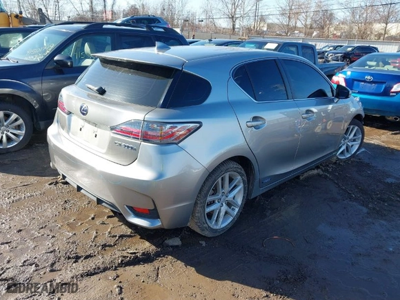 2017 Lexus CT with VIN JTHKD5BH0H2291904, listed as a IAAI auction lot 41498739 with 157,347 mi miles. Bid and sale history available at carsss.com. Image 4.