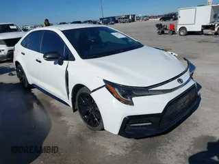 2021 Toyota Corolla SE with VIN 5YFS4MCEXMP081967, listed as a IAAI auction lot 41476992 with 77,355 mi miles. Bid and sale history available at carsss.com. Image 1.
