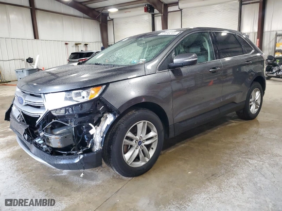 2017 Ford Edge SEL with VIN 2FMPK4J96HBB15463, listed as a Copart auction lot 51896205 with 163,923 mi miles and Salvage Title. Bid and sale history available at carsss.com. Image 1.