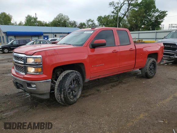 2015 Chevrolet Silverado 1500 LT with VIN 1GCRCREC9FZ211272, listed as a Copart auction lot 53323355 with 227,839 mi miles and Salvage Title. Bid and sale history available at DreamBid. Image 1.
