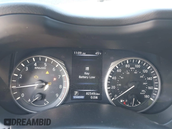 2018 Infiniti Q50 3.0t LUXE with VIN JN1EV7AP0JM351287, listed as a IAAI auction lot 41533708 with 82,549 mi miles. Bid and sale history available at carsss.com. Image 7.