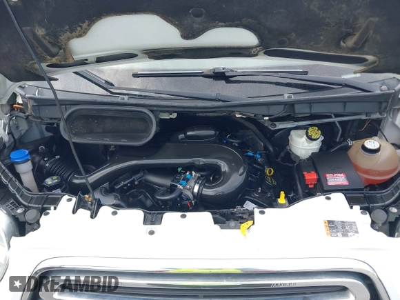 2015 Ford Transit Cargo with VIN 1FTNR1ZM4FKA33913, listed as a IAAI auction lot 42368442 with 91,608 mi miles and . Bid and sale history available at DreamBid. Image 9.
