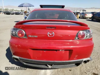 2004 Mazda RX-8 with VIN JM1FE173240107817, listed as a Copart auction lot 75936604 with 164,779 mi miles and Salvage Title. Bid and sale history available at carsss.com. Image 6.