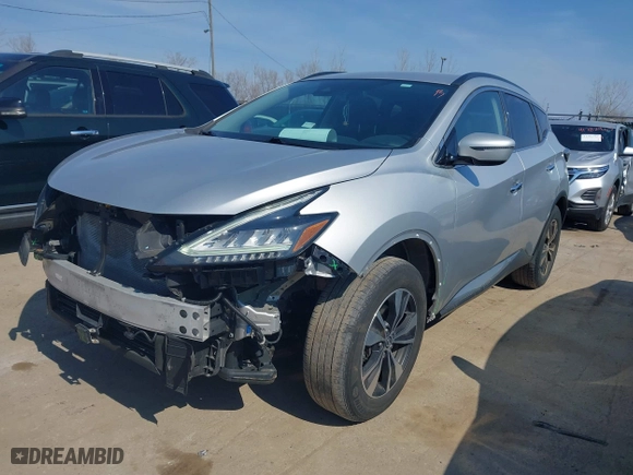 2020 Nissan Murano SV with VIN 5N1AZ2BS7LN124449, listed as a IAAI auction lot 41775387 with 106,558 mi miles. Bid and sale history available at carsss.com. Image 18.