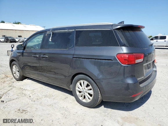 2017 Kia Sedona LX with VIN KNDMB5C14H6267194, listed as a Copart auction lot 52965895 with 0 mi miles and Clean Title. Bid and sale history available at carsss.com. Image 2.