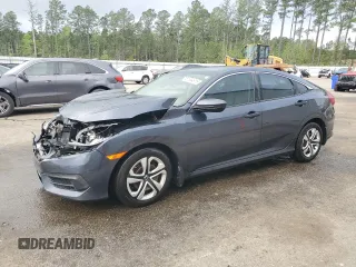 2017 Honda Civic LX with VIN 19XFC2F53HE033738, listed as a Copart auction lot 51534615 with 129,960 mi miles and Salvage Title. Bid and sale history available at DreamBid. Image 1.