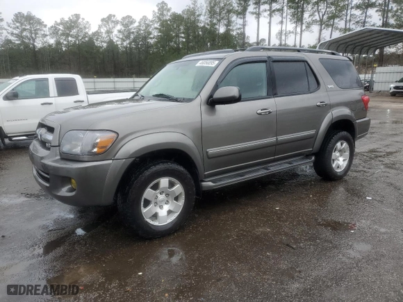2006 Toyota Sequoia SR5 with VIN 5TDBT44A36S261915, listed as a Copart auction lot 46056895 with 0 mi miles and Salvage Title. Bid and sale history available at carsss.com. Image 1.