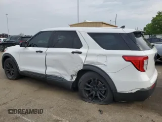 2021 Ford Explorer with VIN 1FMSK7BH6MGB14172, listed as a Copart auction lot 55282145 with 53,884 mi miles and Salvage title. Bid and sale history available at DreamBid. Image 2.