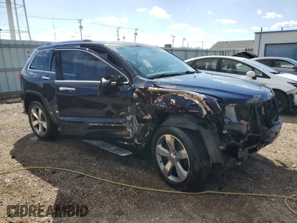 2014 Jeep Grand Cherokee Limited with VIN 1C4RJFBG2EC398173, listed as a Copart auction lot 50540355 with 157,195 mi miles and Salvage Title. Bid and sale history available at carsss.com. Image 4.