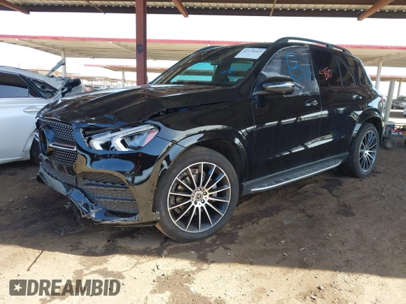 2021 Mercedes-Benz GLE 350 with VIN 4JGFB4JB2MA357980, listed as a IAAI auction lot 42270569 with 46,248 mi miles and . Bid and sale history available at DreamBid. Image 2.