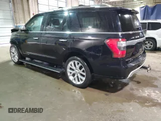 2019 Ford Expedition Platinum with VIN 1FMJU1MT1KEA75424, listed as a Copart auction lot 87657825 with 122,151 mi miles and Clean Title. Bid and sale history available at carsss.com. Image 2.