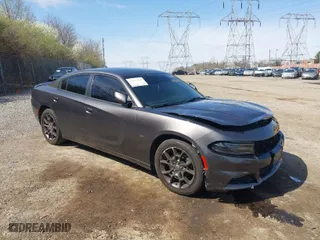 2018 Dodge Charger GT with VIN 2C3CDXJG4JH115515, listed as a IAAI auction lot 41952247 with 264,419 mi miles. Bid and sale history available at carsss.com. Image 1.
