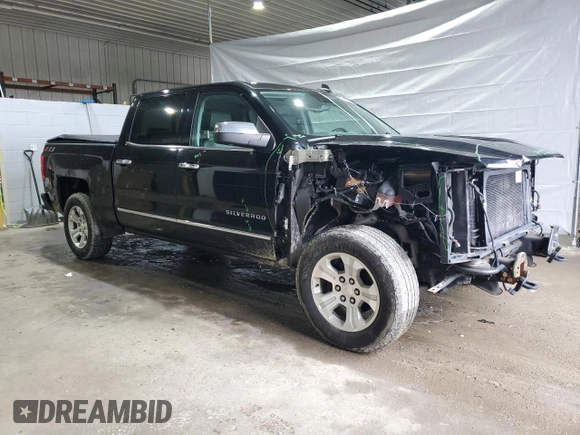 2018 Chevrolet Silverado 1500 LTZ with VIN 3GCUKSEC5JG357391, listed as a Copart auction lot 47824265 with 122,377 mi miles and Salvage Title. Bid and sale history available at DreamBid. Image 4.