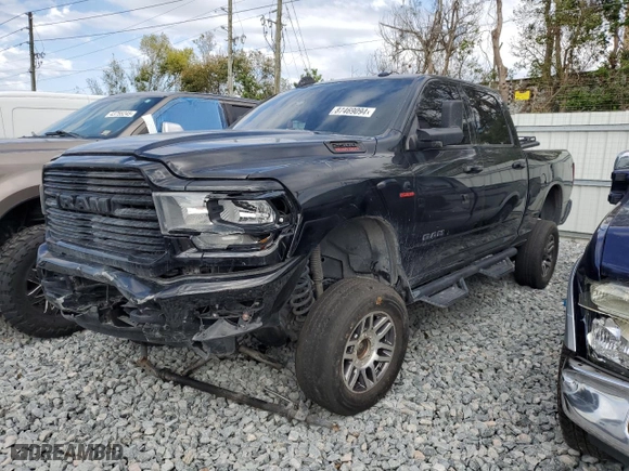 2020 Ram 2500 Big Horn with VIN 3C6UR5DL9LG256671, listed as a Copart auction lot 87469094 with 117,210 mi miles and Non Repairable. Bid and sale history available at carsss.com. Image 2.