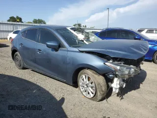 2015 Mazda 3 i Touring with VIN 3MZBM1L79FM145908, listed as a Copart auction lot 54736735 with Not Provided miles and Salvage Title. Bid and sale history available at carsss.com. Image 4.