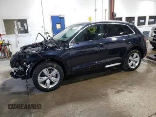 2018 Audi Q5 Premium Plus with VIN WA1BNAFY6J2064914, listed as a Copart auction lot 53778665 with 92,301 mi miles and Salvage Title. Bid and sale history available at carsss.com. Image 1.