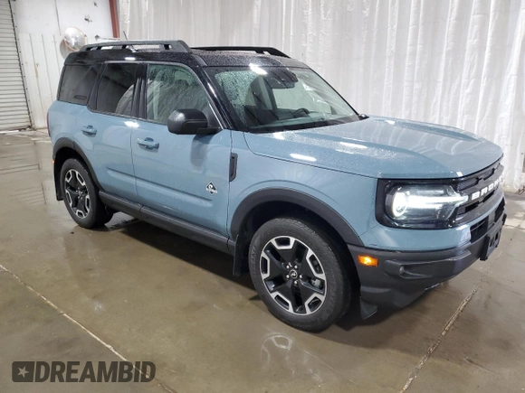 2022 Ford Bronco Sport Outer Banks with VIN 3FMCR9C65NRD60116, listed as a Copart auction lot 60133745 with 67,125 mi miles and Clean title. Bid and sale history available at DreamBid. Image 4.