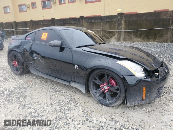 2004 Nissan 350Z Touring with VIN JN1AZ34D04T160475, listed as a Copart auction lot 59435035 with 122,875 mi miles and Salvage title. Bid and sale history available at DreamBid. Image 4.