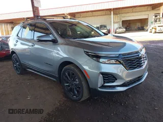 2024 Chevrolet Equinox RS with VIN 3GNAXMEG6RS165691, listed as a IAAI auction lot 41862458 with 12,709 mi miles and . Bid and sale history available at DreamBid. Image 1.