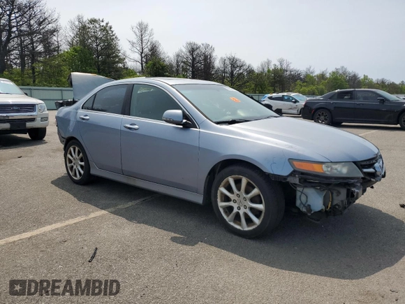 2006 Acura TSX with VIN JH4CL96886C000789, listed as a Copart auction lot 58255645 with 237,659 mi miles and Salvage title. Bid and sale history available at DreamBid. Image 4.