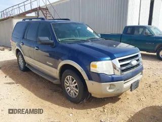 2008 Ford Expedition Eddie Bauer z VIN 1FMFU17598LA36166, wystawiony jako IAAI lot #41942778 z przebiegiem 285 271 mil mil oraz . Historia ofert i sprzedaży dostępna na DreamBid. Obrazek 1.