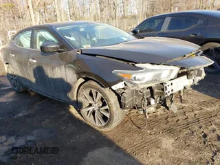 2017 Nissan Maxima SV with VIN 1N4AA6AP3HC451133, listed as a IAAI auction lot 41410248 with 91,854 mi miles. Bid and sale history available at carsss.com. Image 1.