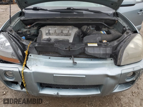 2006 Hyundai Tucson GLS with VIN KM8JN12D96U445961, listed as a Copart auction lot 89276815 with 191,267 mi miles and Salvage Title. Bid and sale history available at carsss.com. Image 12.