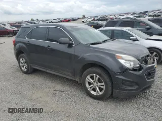 2017 Chevrolet Equinox LS z VIN 2GNALBEK9H1583466, wystawiony jako Copart lot #53538525 z przebiegiem 98 388 mil mil oraz Szkoda całkowita • Salvage title. Historia ofert i sprzedaży dostępna na DreamBid. Obrazek 4.