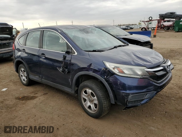 2015 Honda CR-V LX with VIN 2HKRM4H3XFH606824, listed as a Copart auction lot 52191145 with 148,720 mi miles and Salvage Title. Bid and sale history available at DreamBid. Image 4.