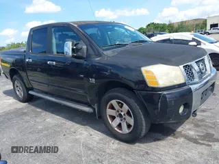 2004 Nissan Titan LE with VIN 1N6AA07B54N583681, listed as a IAAI auction lot 42549178 with 263,841 mi miles and . Bid and sale history available at DreamBid. Image 6.