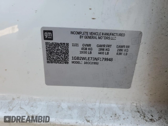 2022 Chevrolet Silverado 1500 with VIN 1GB2WLE73NF179948, listed as a Copart auction lot 76781484 with 60,560 mi miles and Salvage Title. Bid and sale history available at DreamBid. Image 12.