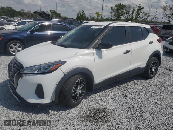 2021 Nissan Kicks S with VIN 3N1CP5BVXML565611, listed as a Copart auction lot 50299355 with 22,560 mi miles and Non Repairable. Bid and sale history available at DreamBid. Image 1.