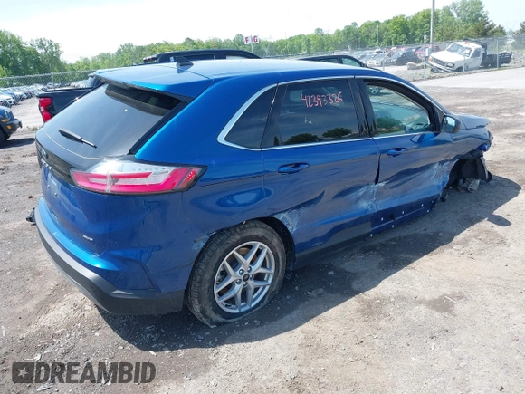 2024 Ford Edge SEL z VIN 2FMPK4J96RBB00933, wystawiony jako IAAI lot #42393326 z przebiegiem 28 710 mil mil oraz . Historia ofert i sprzedaży dostępna na DreamBid. Obrazek 4.