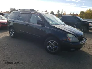 2007 Kia Sedona EX with VIN KNDMB233776121810, listed as a Copart auction lot 77229344 with 133,193 mi miles and Salvage Title. Bid and sale history available at carsss.com. Image 4.