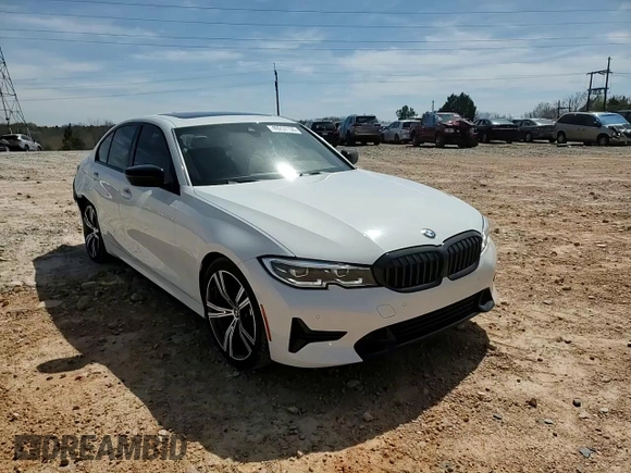 2022 BMW 3 Series 330i with VIN 3MW5R1J07N8C51155, listed as a Copart auction lot 49237135 with 51,985 mi miles and Salvage Title. Bid and sale history available at carsss.com. Image 11.