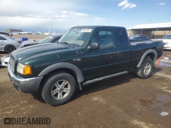 2002 Ford Ranger XL Fleet with VIN 1FTZR45E82PB05436, listed as a Copart auction lot 54821815 with 256,090 mi miles and Salvage title. Bid and sale history available at DreamBid. Image 1.