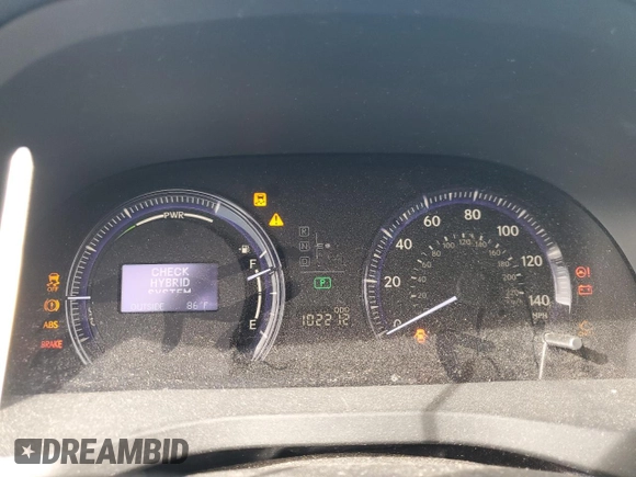 2010 Lexus HS 250h with VIN JTHBB1BA2A2018907, listed as a Copart auction lot 79086074 with 102,212 mi miles and Clean Title. Bid and sale history available at DreamBid. Image 9.